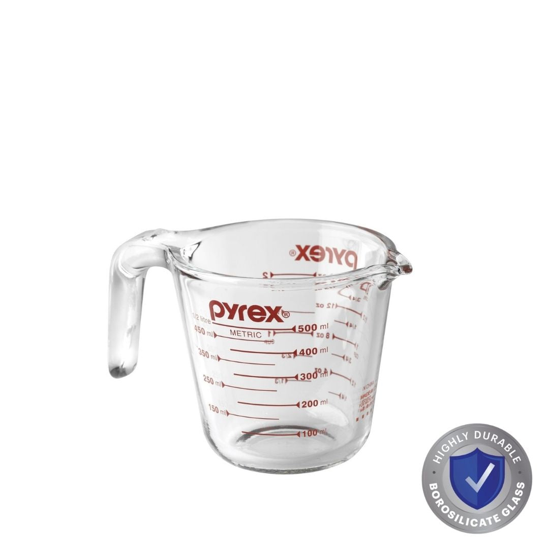 Pyrex® Measure Jug 2 - 250ml, 500ml, 1L & 2L Measuring Cups