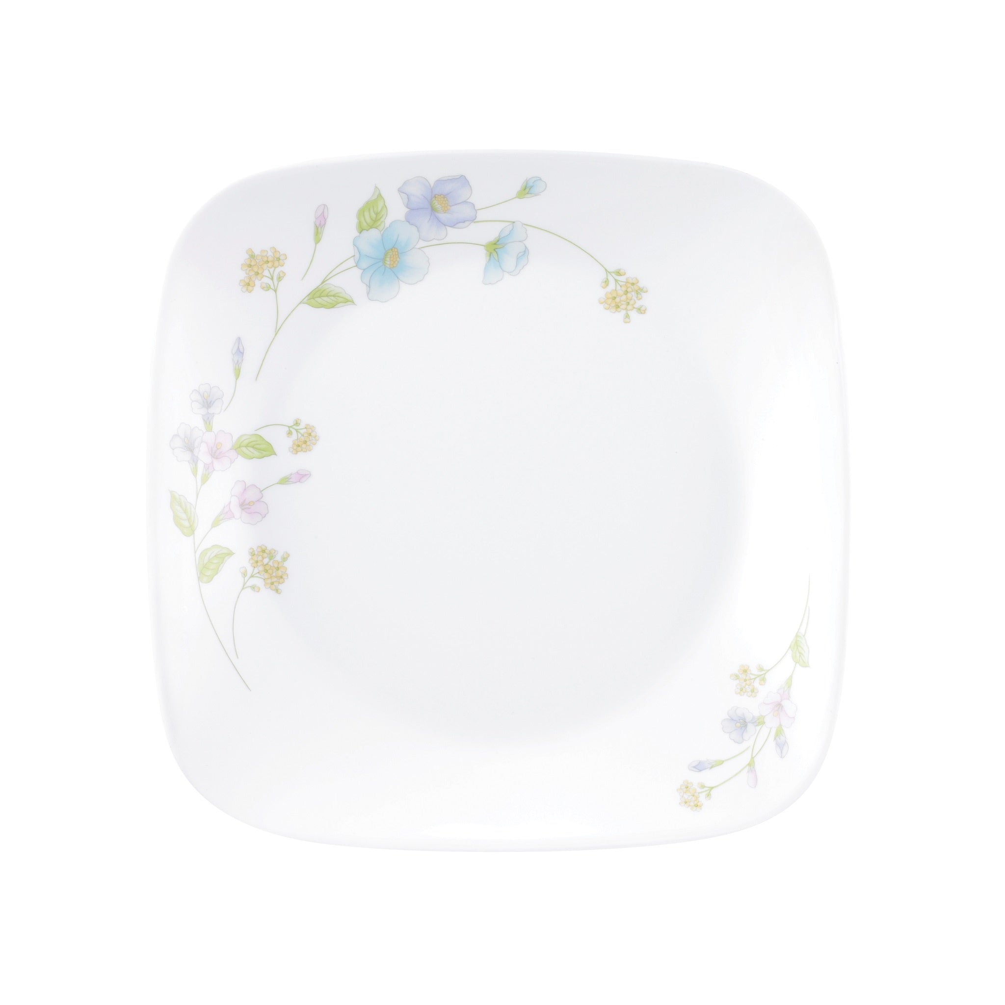 Corelle® Square Pastel Bouquet Lunch Plate – Global Kitchen