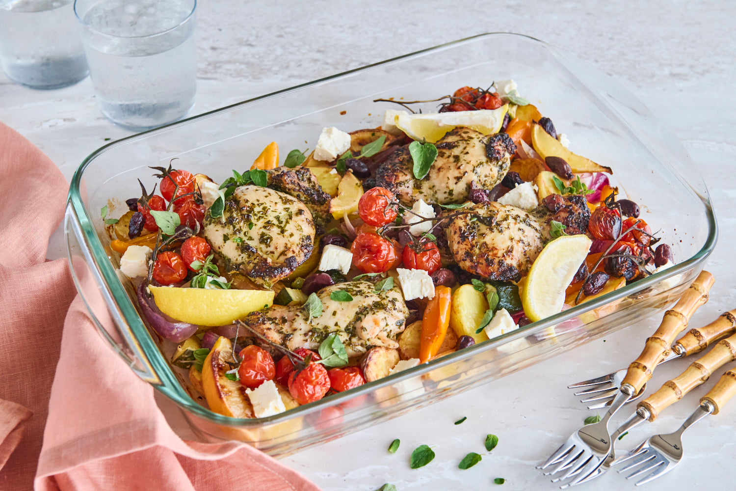 Greek Chicken Traybake