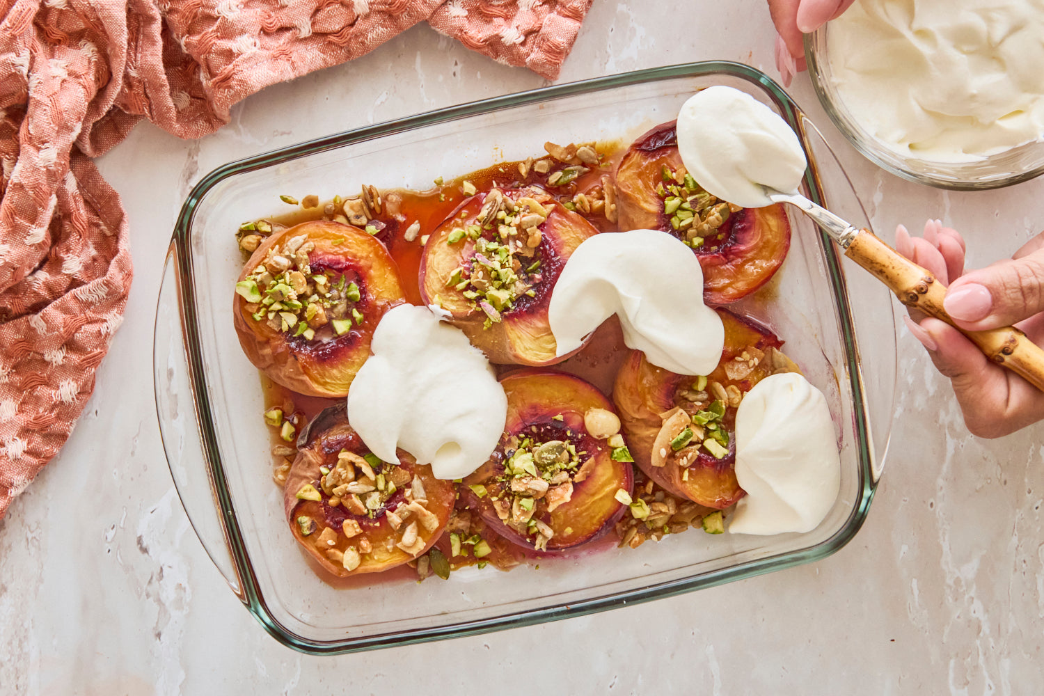 Roasted Maple Peaches