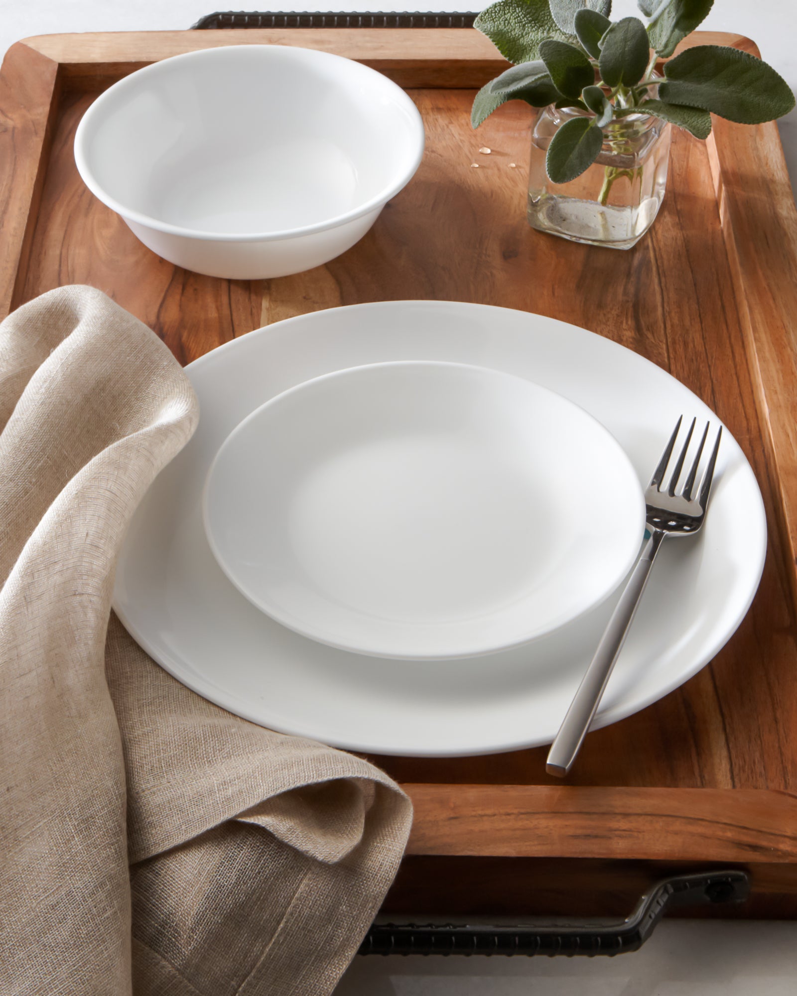 Corelle Winter Frost Wit 6-3/4-Inch Plaatset (6-delig Corelle Winter Frost Wit 6-3/4-Inch Plaatset (6-delig