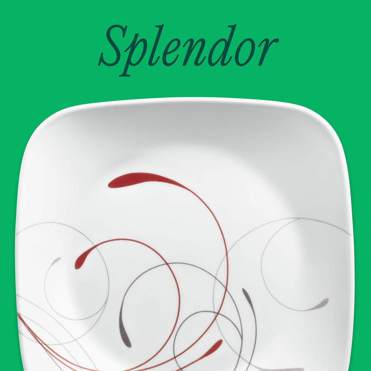 Corelle® SQ RND Splendor Lunch Plate 22.9cm