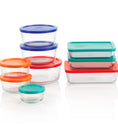 BLACK FRIDAY DEAL Pyrex® Simply Store 18 Piece Set (Coloured)