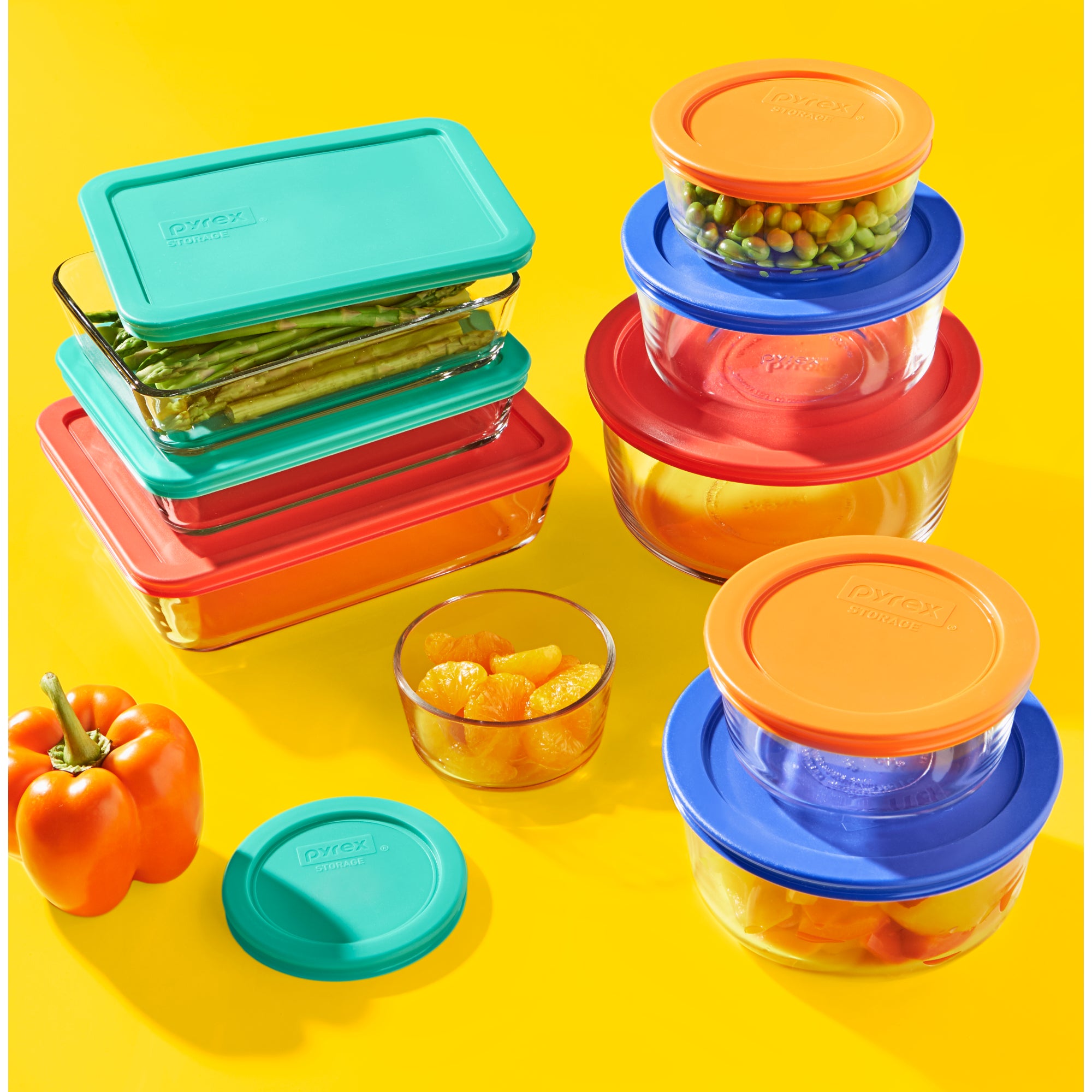 BLACK FRIDAY DEAL Pyrex® Simply Store 18 Piece Set (Coloured)