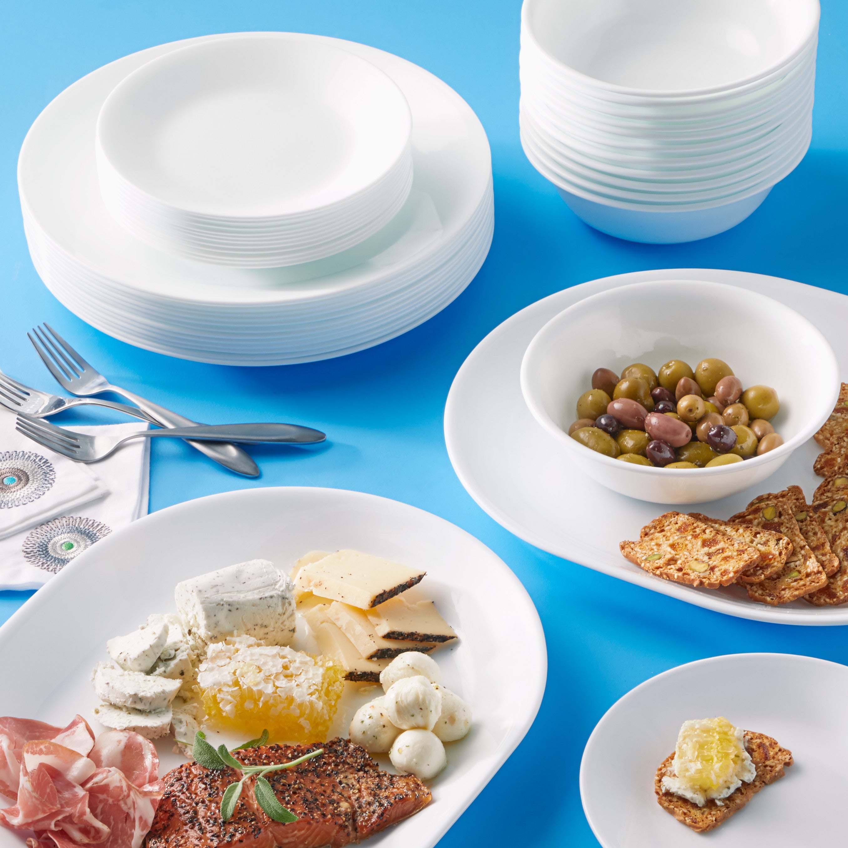 Corelle® Winter Frost White 38 Piece Dinner Set