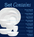 Corelle® Winter Frost White 50 Piece Dinner Set