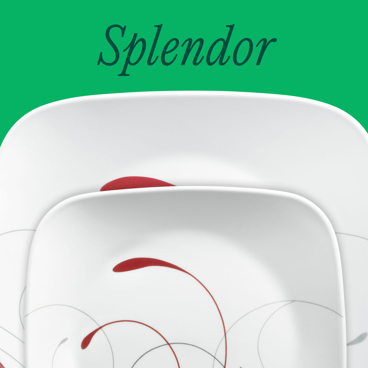 Corelle® SQ RND Splendor 18 Piece Dinner Set-DTCM