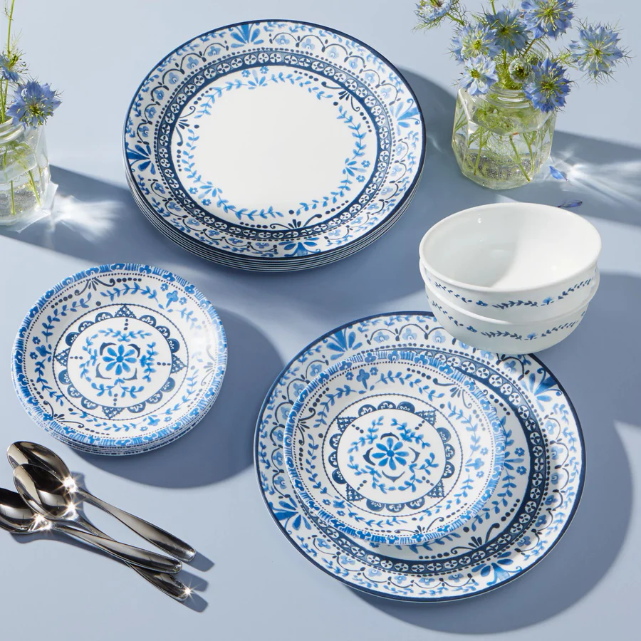 Corelle® Portofino 18 Piece Dinner Set-DTCM