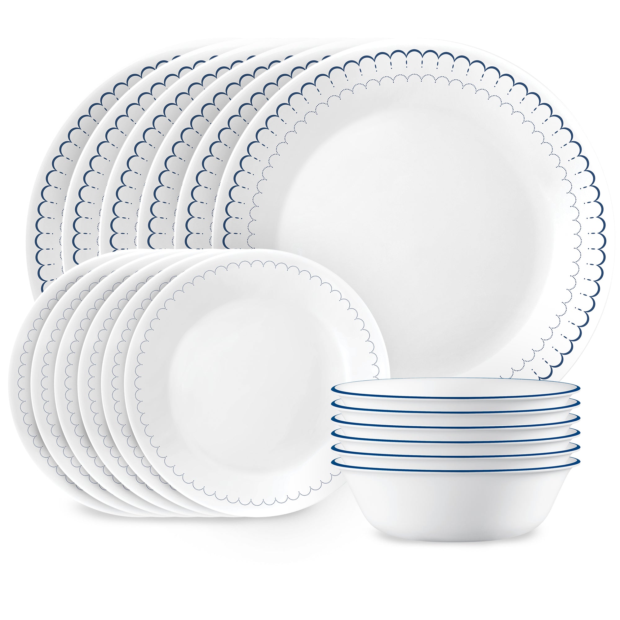 Corelle® Caspian Lace 18 Piece Dinner Set