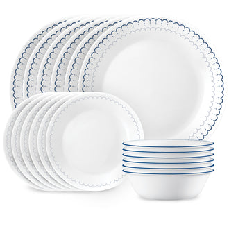 Corelle® Caspian Lace 18 Piece Dinner Set