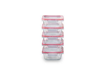PROMO Pyrex® Freshlock 10 Piece Set (5 x 4 Cup-950ml Square)