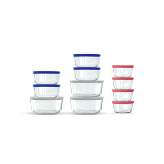 Pyrex® Storage 22 Piece Round Set-Coloured