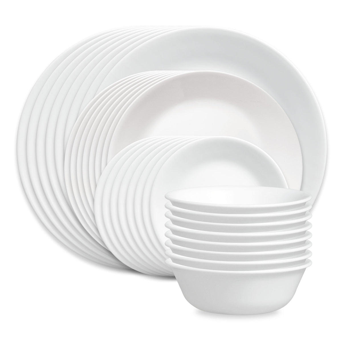 Corelle® Shimmering White 32 Piece Set