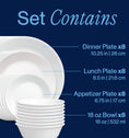 Corelle® Shimmering White 32 Piece Set
