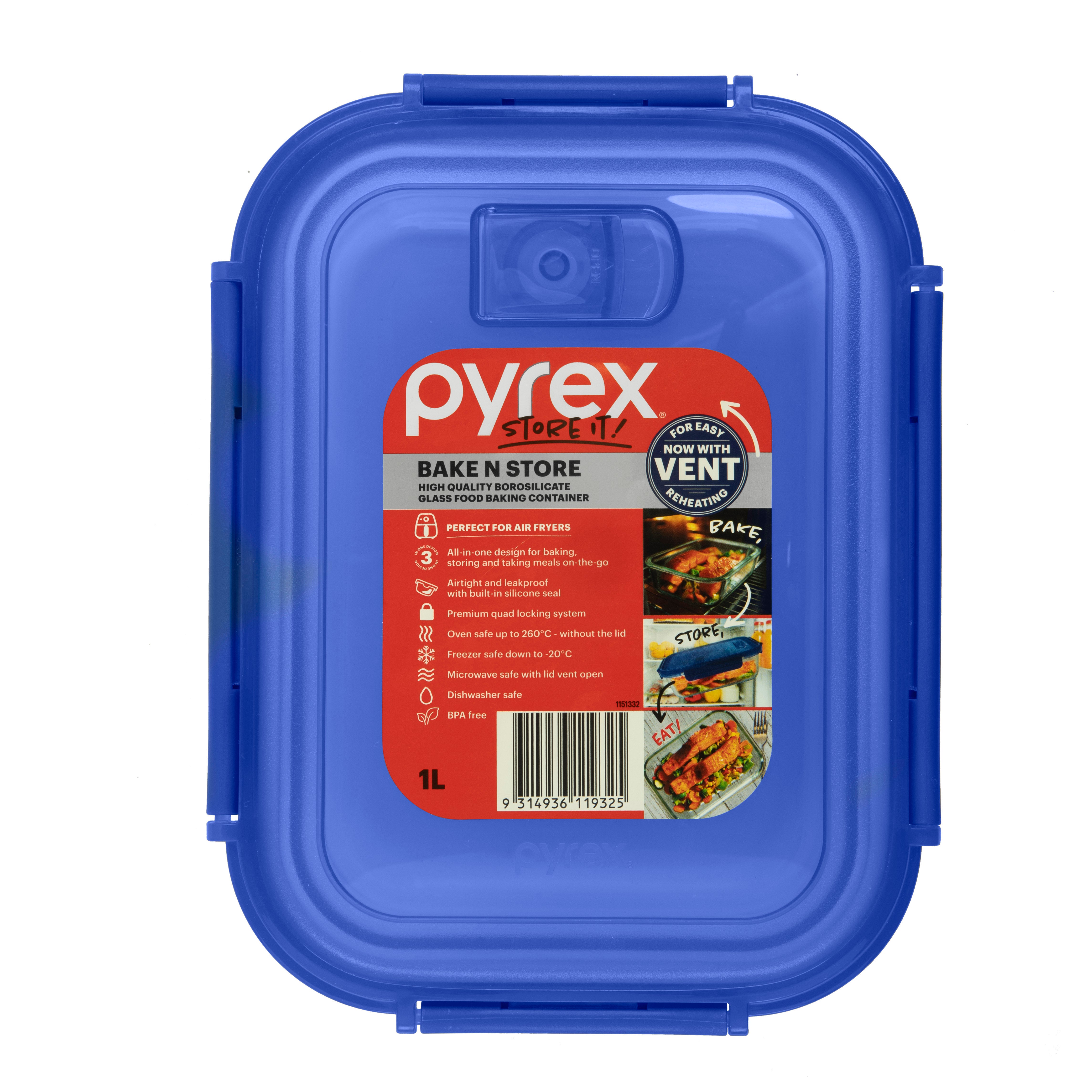 Pyrex® Bake N Store Rectangle 1L