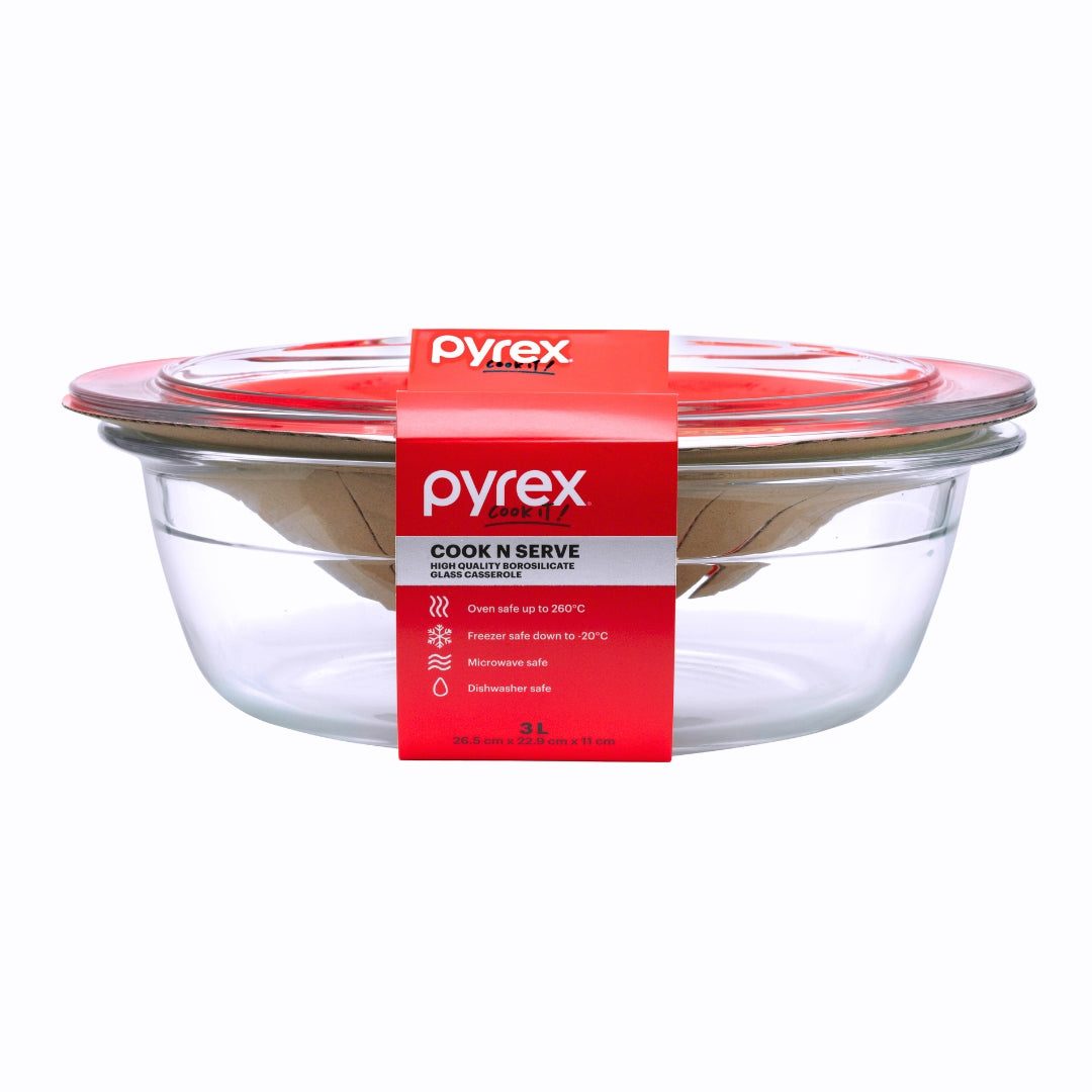 Pyrex® Cook N Serve Casserole 3L