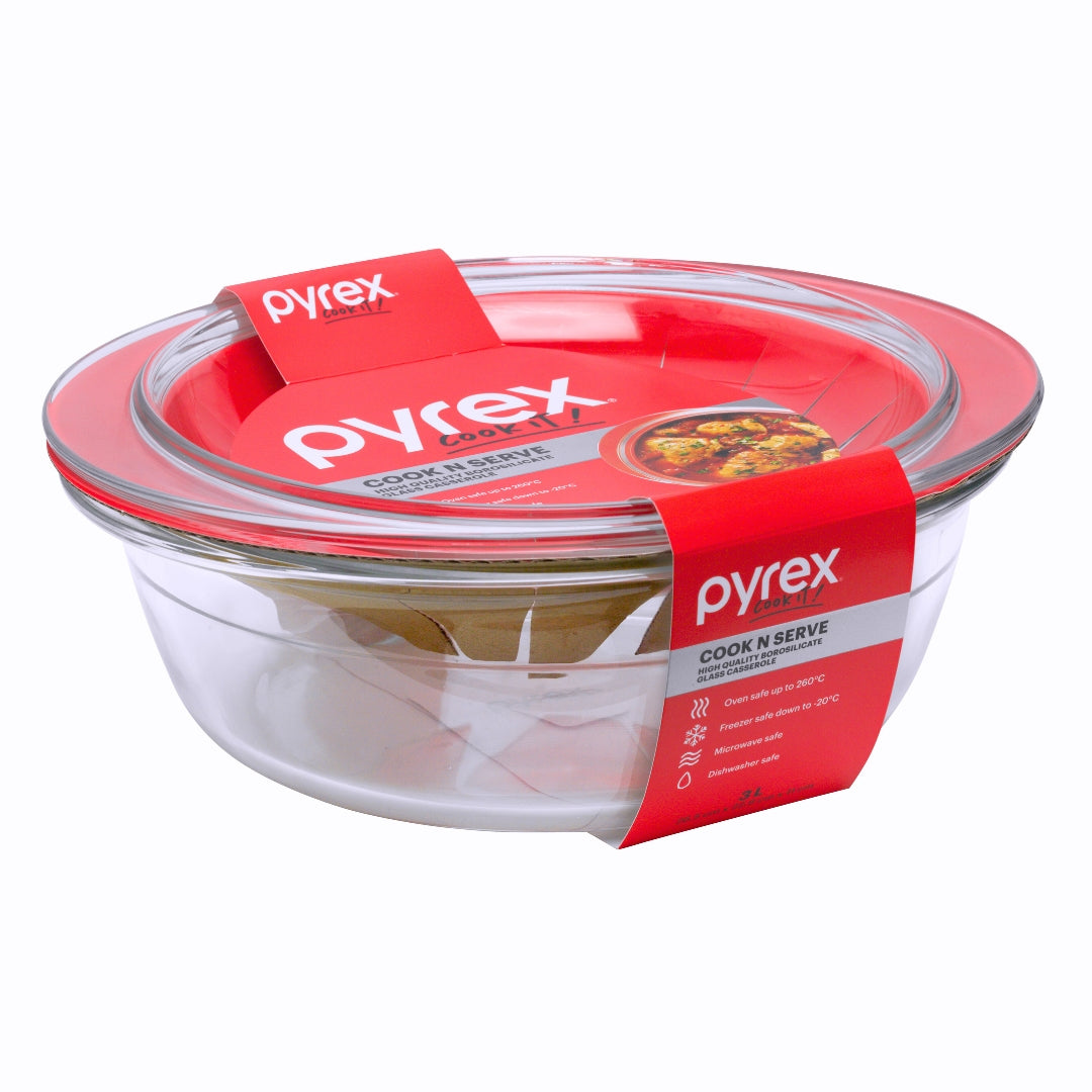 Pyrex® Cook N Serve Casserole 3L