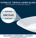 Corelle Indigo Speckle 18 Piece Dinner Set,