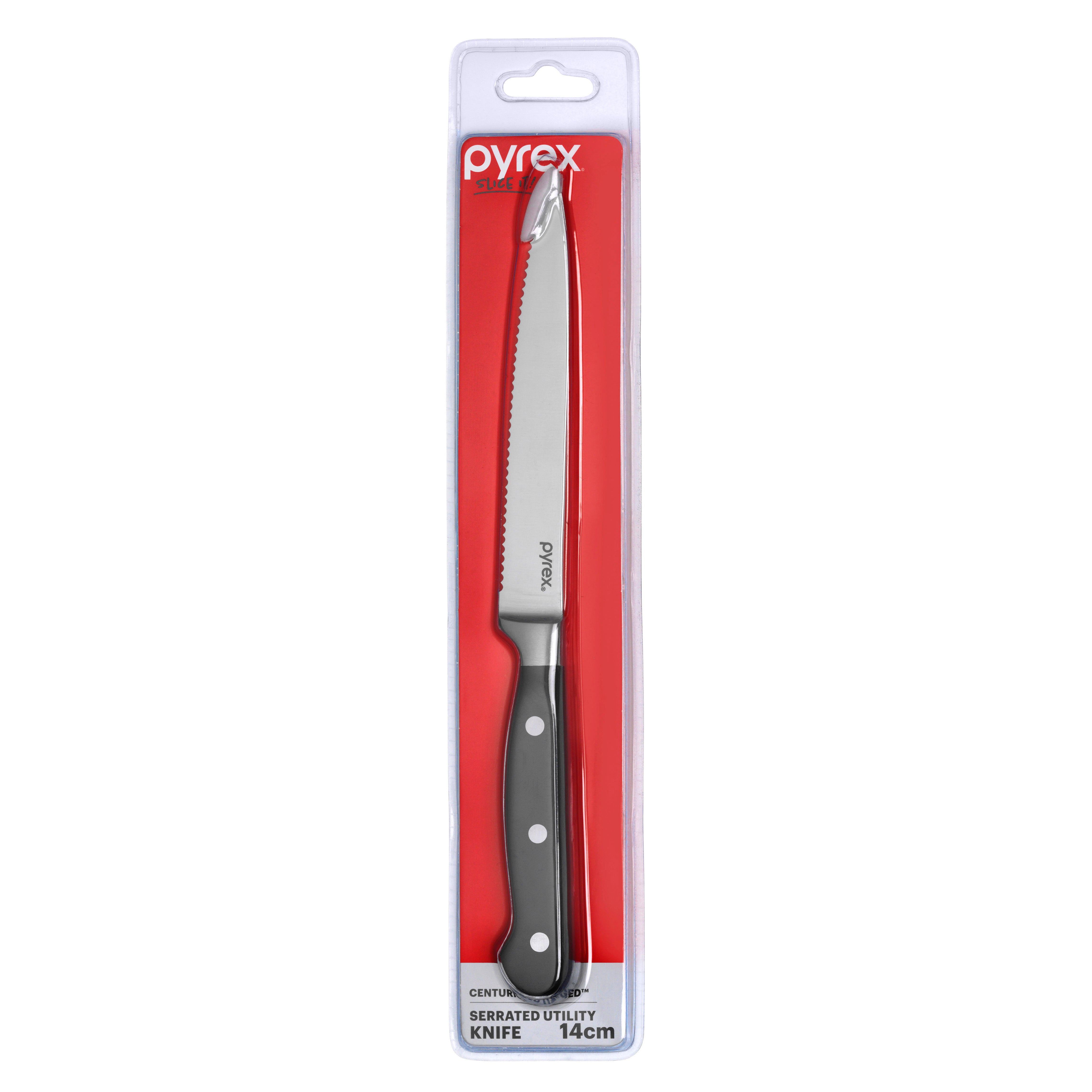Pyrex® Centurion Serrated Utility Knife 14cm – Global Kitchen Brands ...