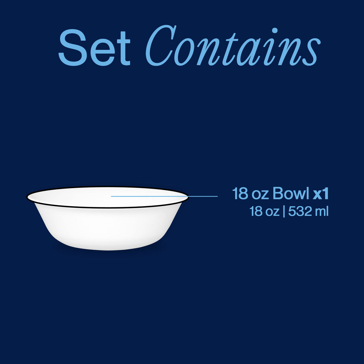 Corelle® Arica Soup/Cereal Bowl 532mL