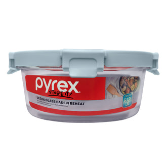 Pyrex® Ultra Glass Bake N Reheat Round Storage 950mL
