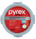 Pyrex® Ultra Glass Bake N Reheat Round Storage 950mL