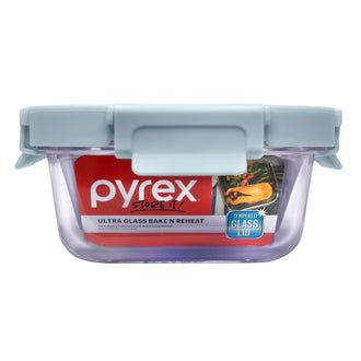 Pyrex® Ultra Glass Bake N Reheat Square Storage 520mL
