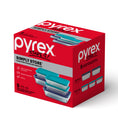 Pyrex® Simply Store Storage 5 Piece Rectangle Set Coloured Lids