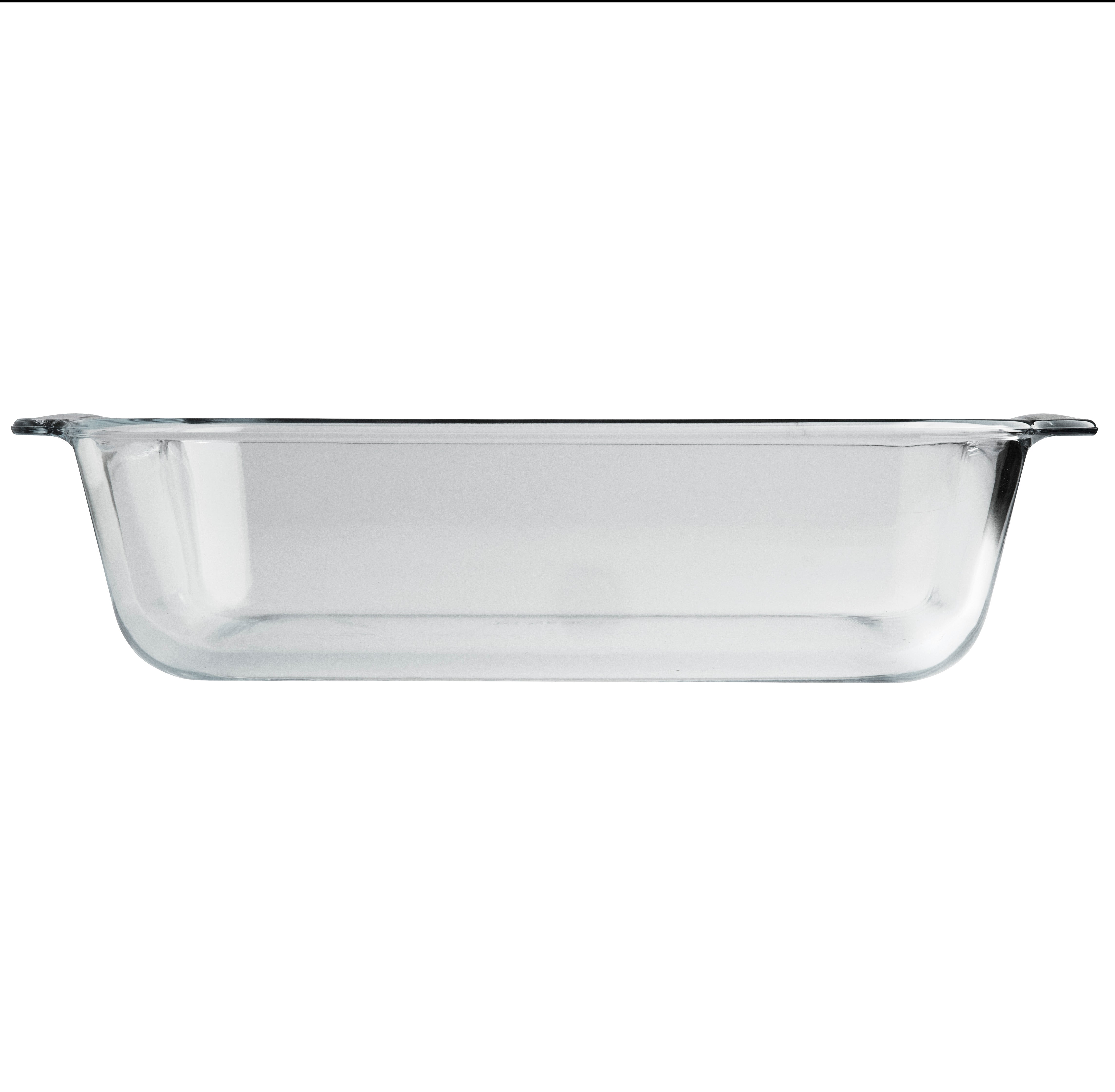 Pyrex® Deep Dish Rectangle Baker w/Navy Blue Lid 3L