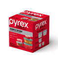 Pyrex® Simply Store Storage 5 Piece Round Set w/Coloured Lids