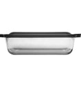 Pyrex® Deep Dish Rectangle Baker w/Navy Blue Lid 3L