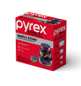 Pyrex® Simply Store Storage 4 Piece Round Set w/Navy Lids