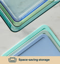 Pyrex® Simply Store® Tinted Glass Rectangle Storage Containers, 6-pc Set, Mixed Colors