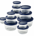 Pyrex® Simply Store® 12 Piece Set – Includes 12 Glass Containers + 12 Lids