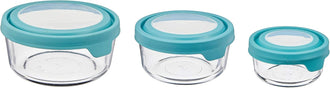 Anchor Hocking® 6 Pc Value Pack TrueSeal™ Food Storage w/Blue Lid (2,4,7 cup)