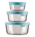 Anchor Hocking® TrueSeal™ Storage 6 Pc Value Pack w/Blue Lid (2,4,7 cup)