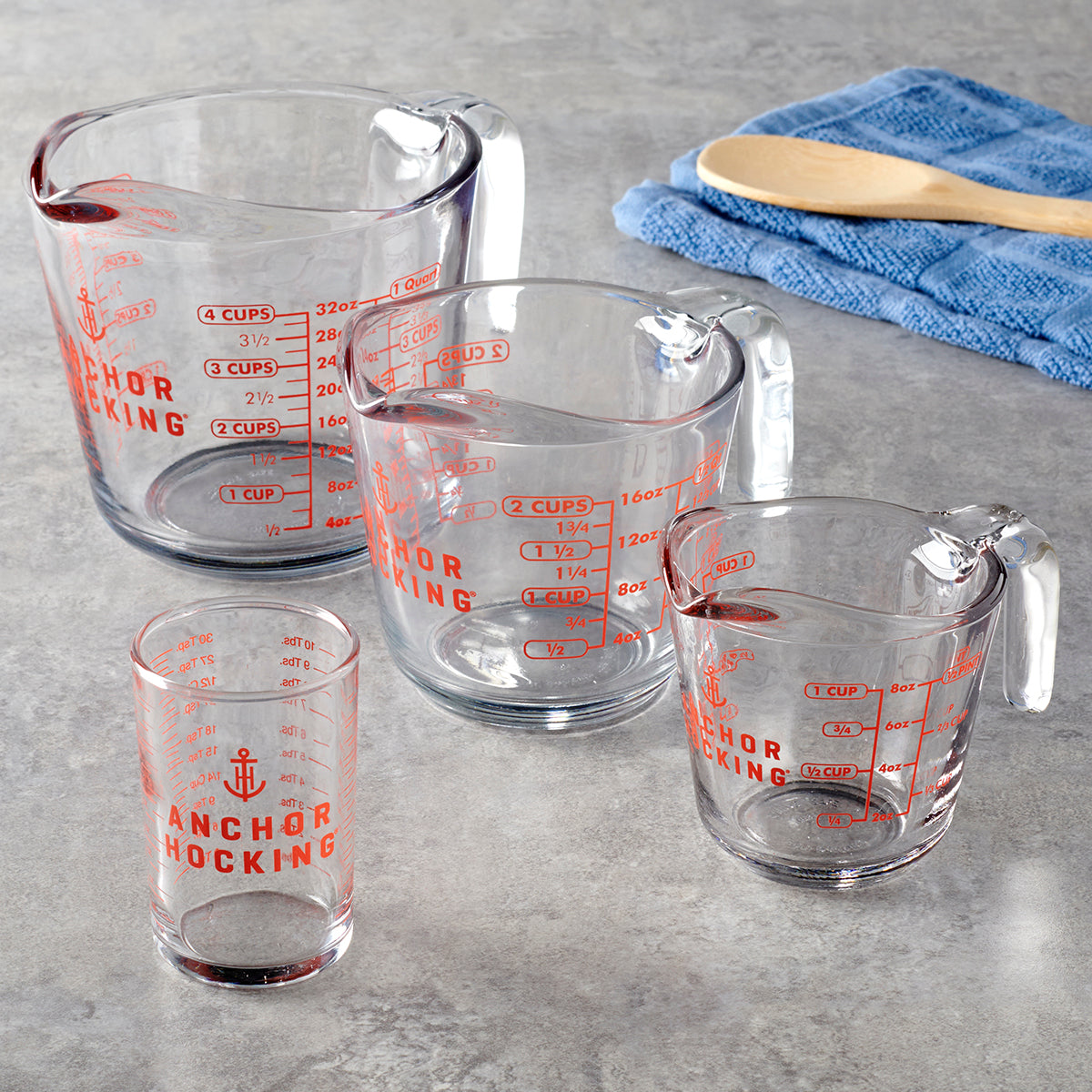 Anchor Hocking® 4pc Measuring Cup Set