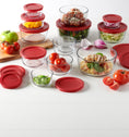 Anchor Hocking® Snugfit Storage 13 Piece Set w/Red Lids