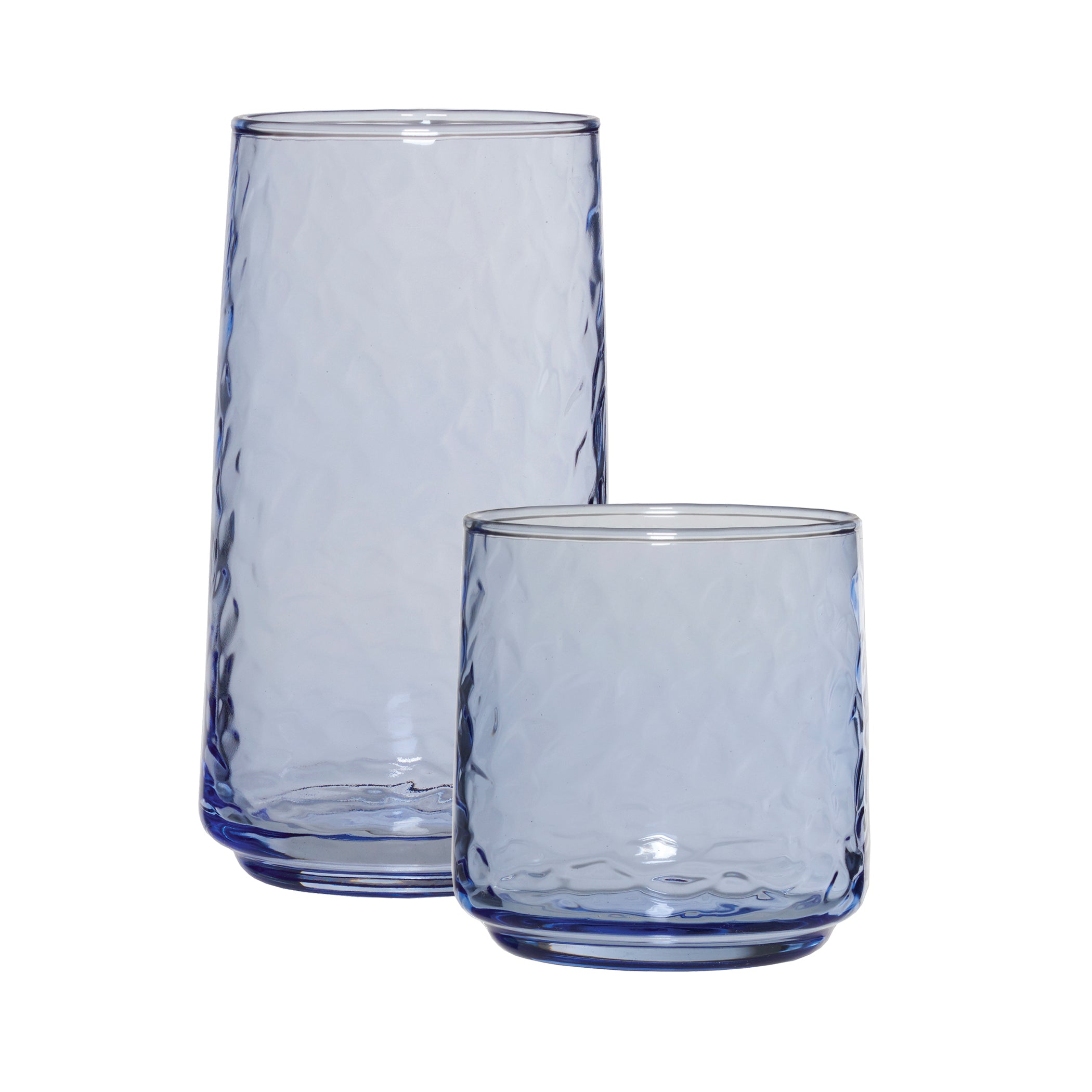 Anchor Hocking® 16 Piece Set Brockhill Drinkware-Coastal Blue