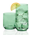 Anchor Hocking® 16 Piece Set Brockhill Drinkware-Fern Green