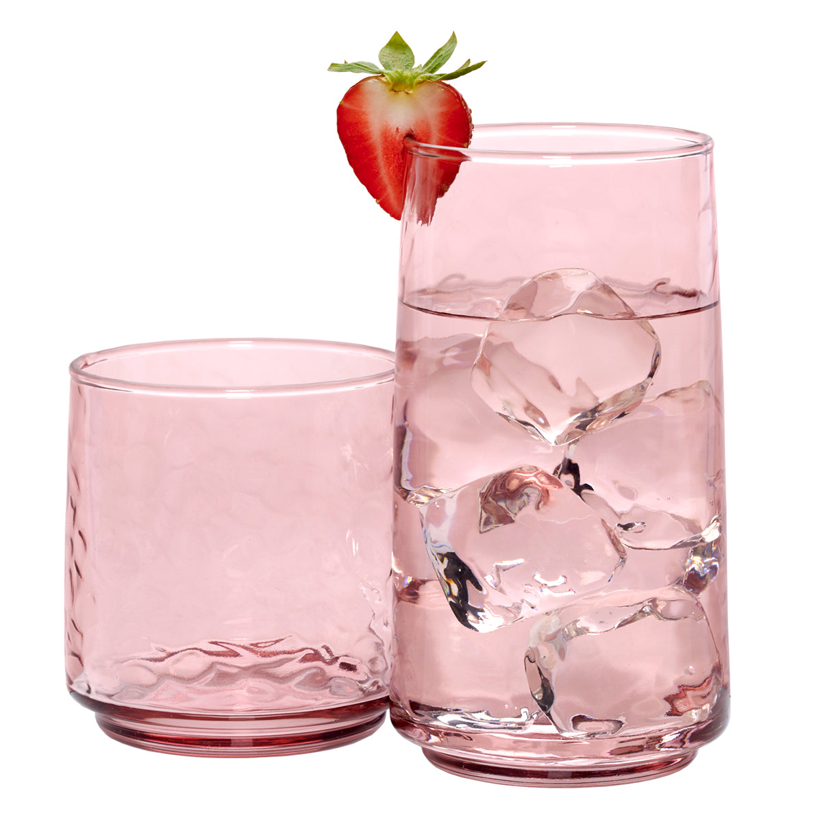 Anchor Hocking® 16 Piece Set Brockhill Drinkware-Rosewater