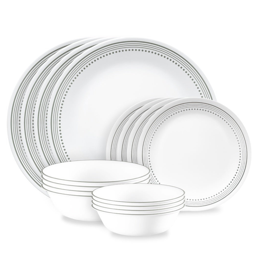 Corelle® Mystic Gray 16 Piece Dinner Set