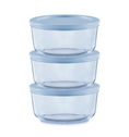 Pyrex® Colours Storage Blue 6 Piece Set (2 Cup)