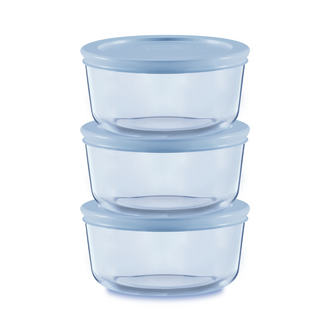 Pyrex® Colours Storage Blue 6 Piece Set (2 Cup)