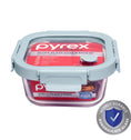 Pyrex® Ultra Glass Bake N Reheat Square Storage 520mL