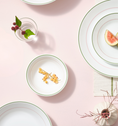 Corelle® Double Ring Green Dessert Bowl 295mL