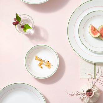 Corelle® Double Ring Green Dessert Bowl 295mL