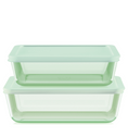 Pyrex® Colours Storage Green 4 Piece Set (6 Cup|11 Cup)