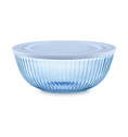 Pyrex® Colours Storage Sculptured Blue Bowl 4.5L