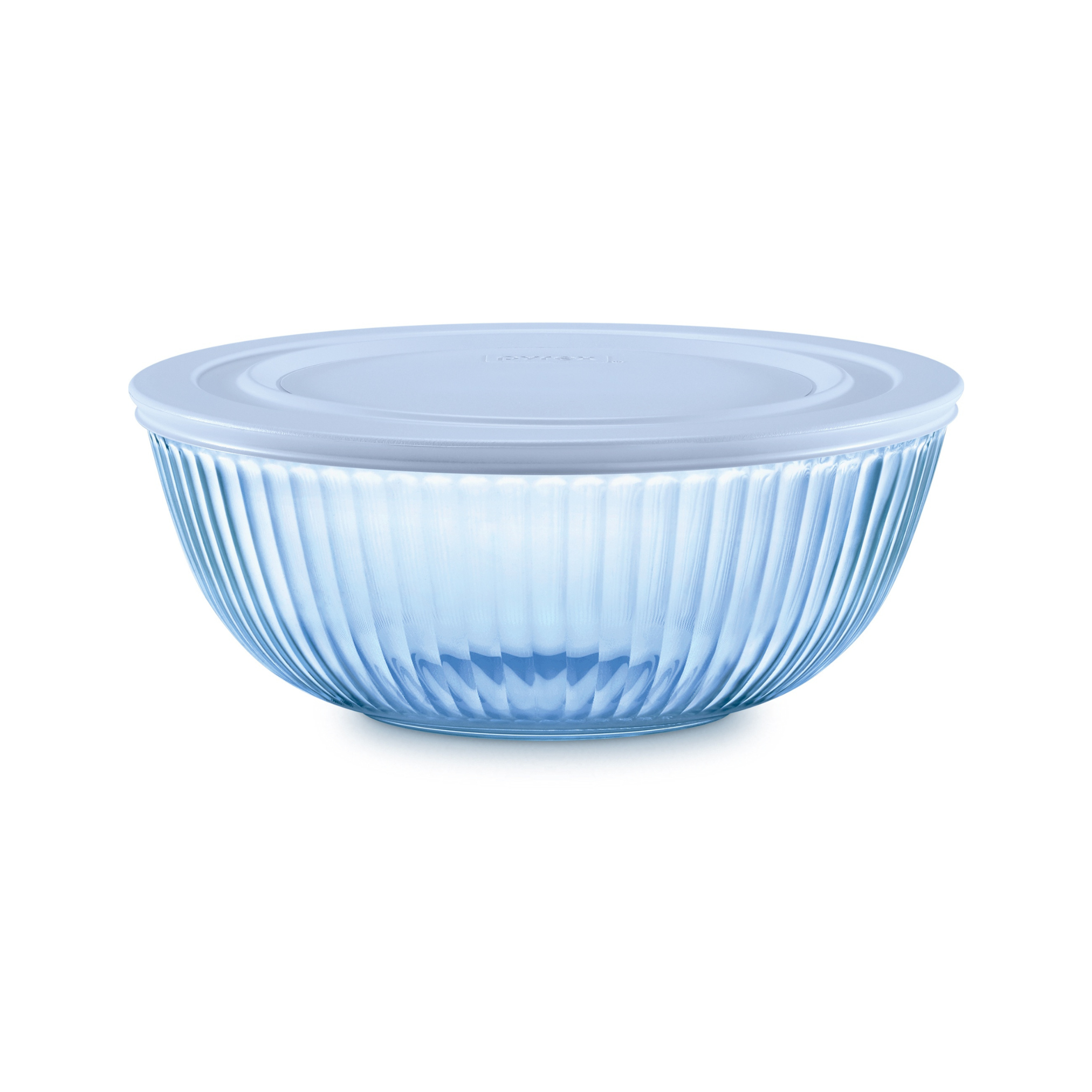 Pyrex® Colours Storage Sculptured Blue Bowl 4.5L